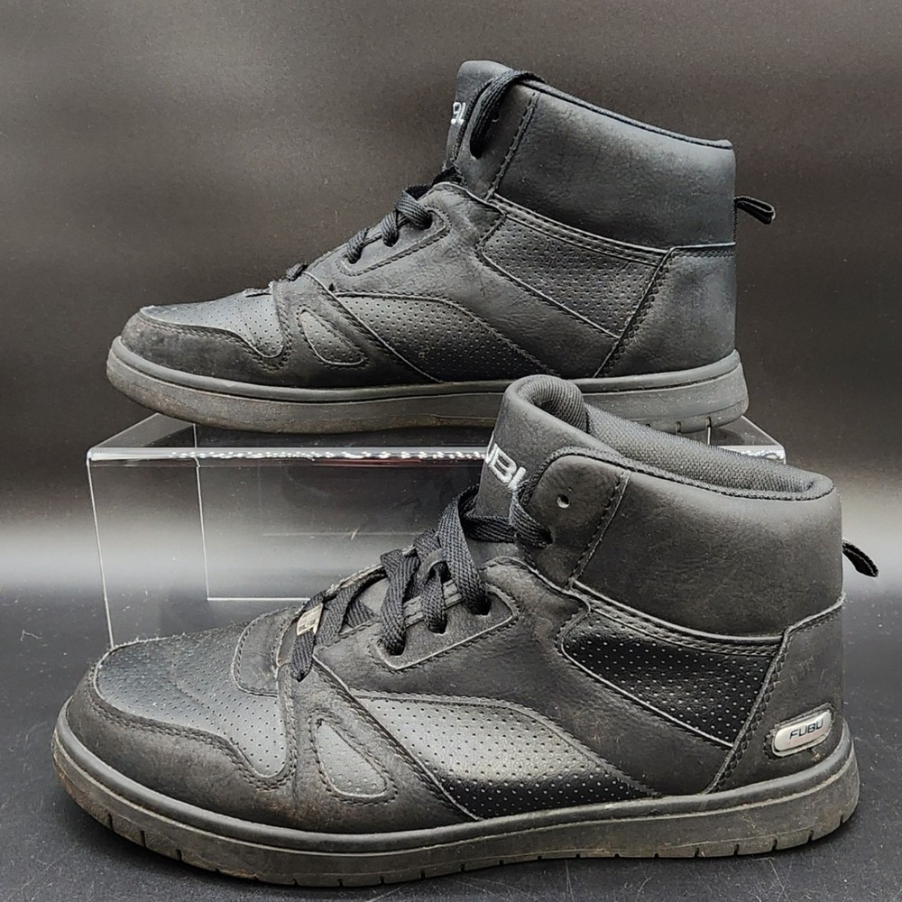 FUBU Size 11 Black High Top Sneakers MNFB48DP001 Streetwear Retro Y2K HipHop